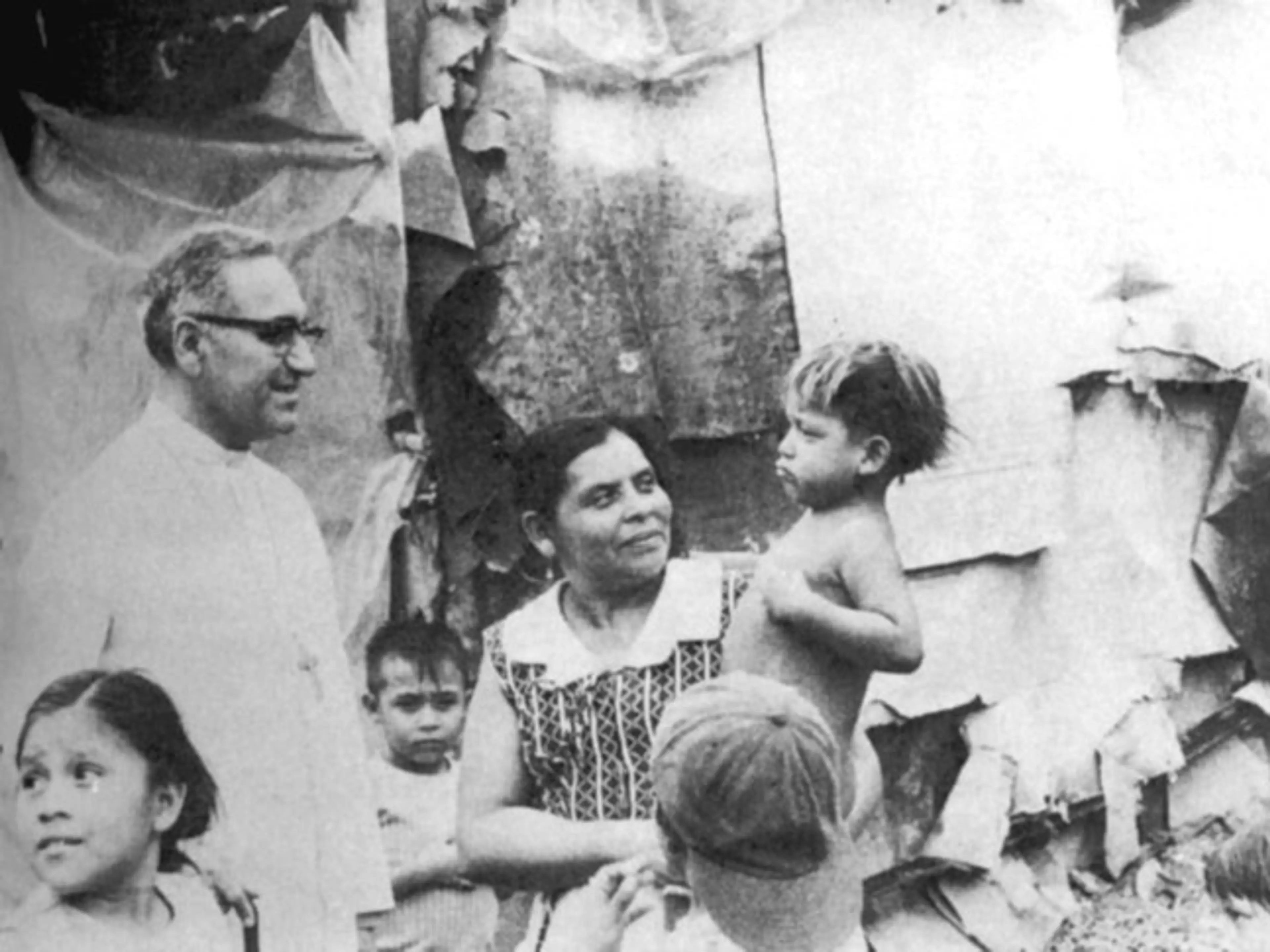 Oscar Romero with the poor