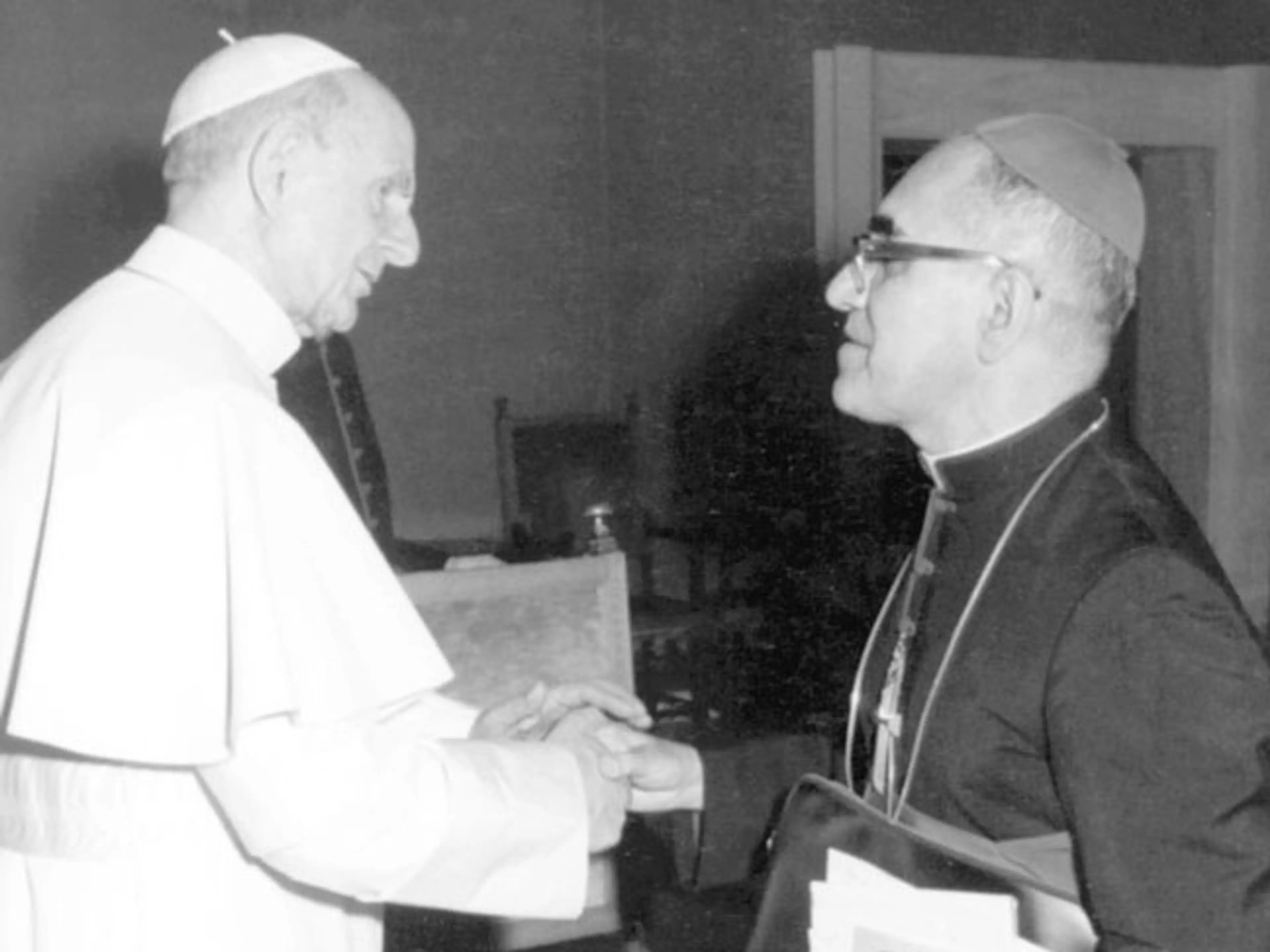 Bishop Oscar Romero with Pope Saint Paul VI