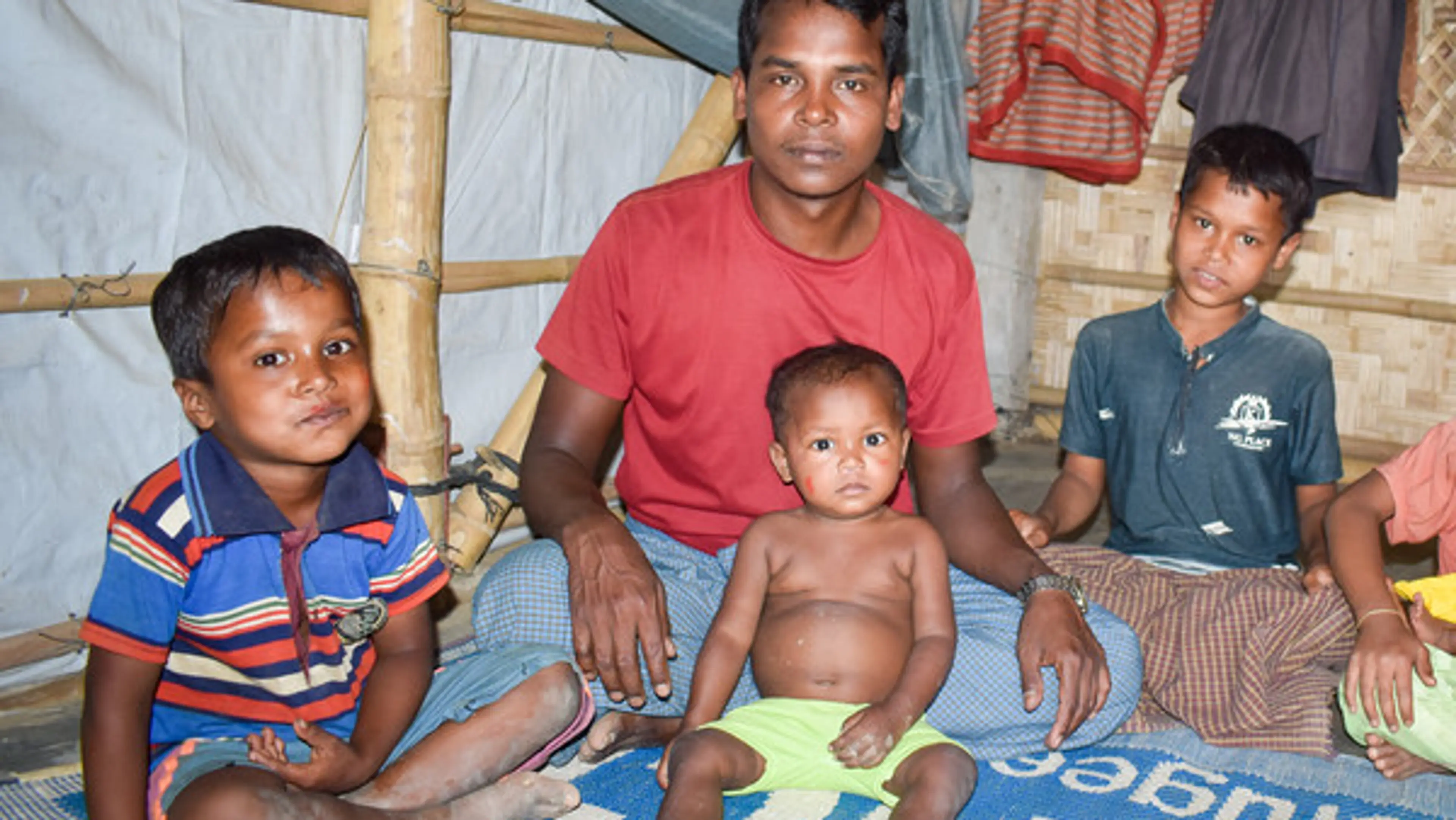 Rohingya camps, Bangladesh - coronavirus covid awareness raising