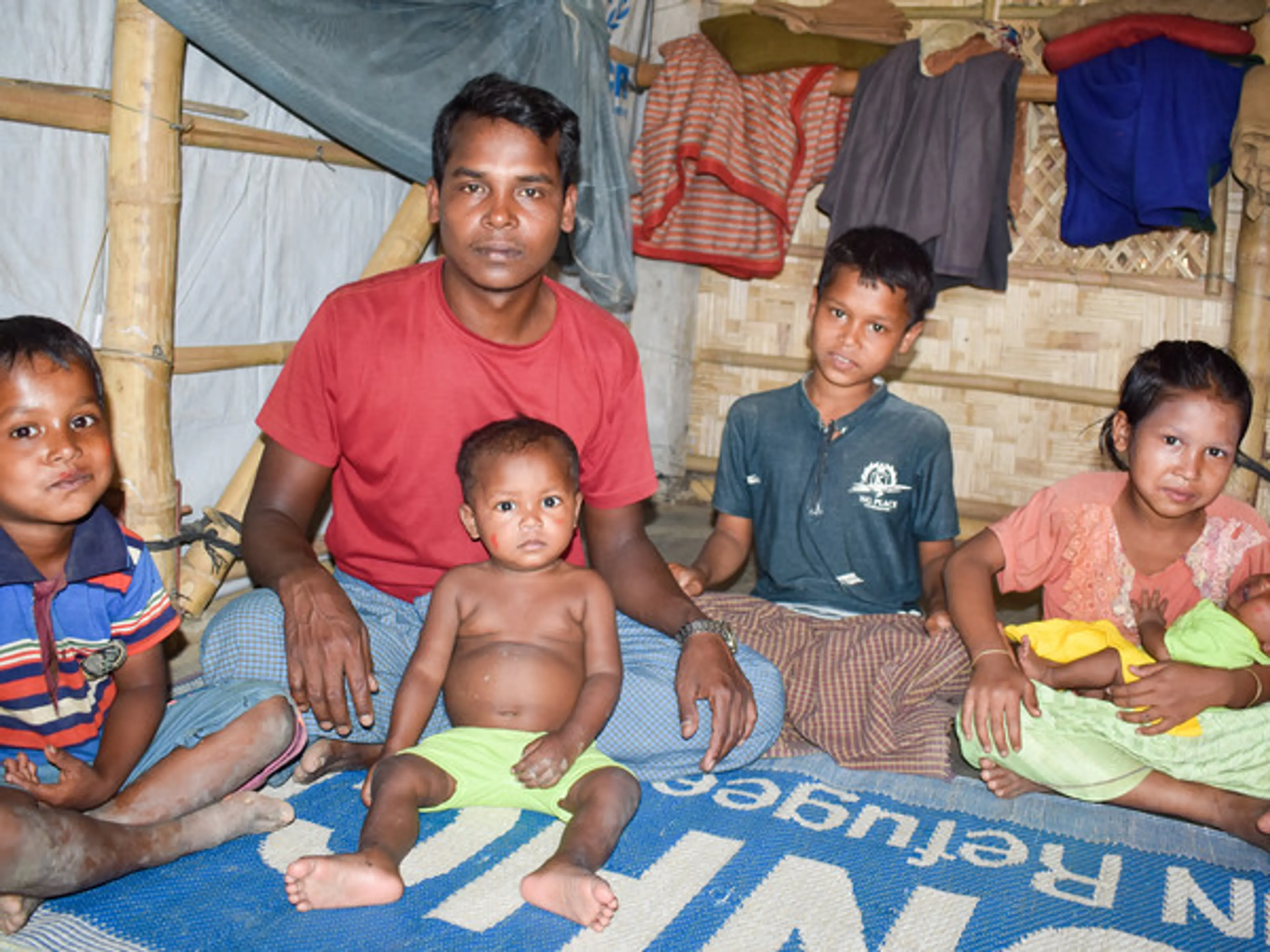 Rohingya camps, Bangladesh - coronavirus covid awareness raising