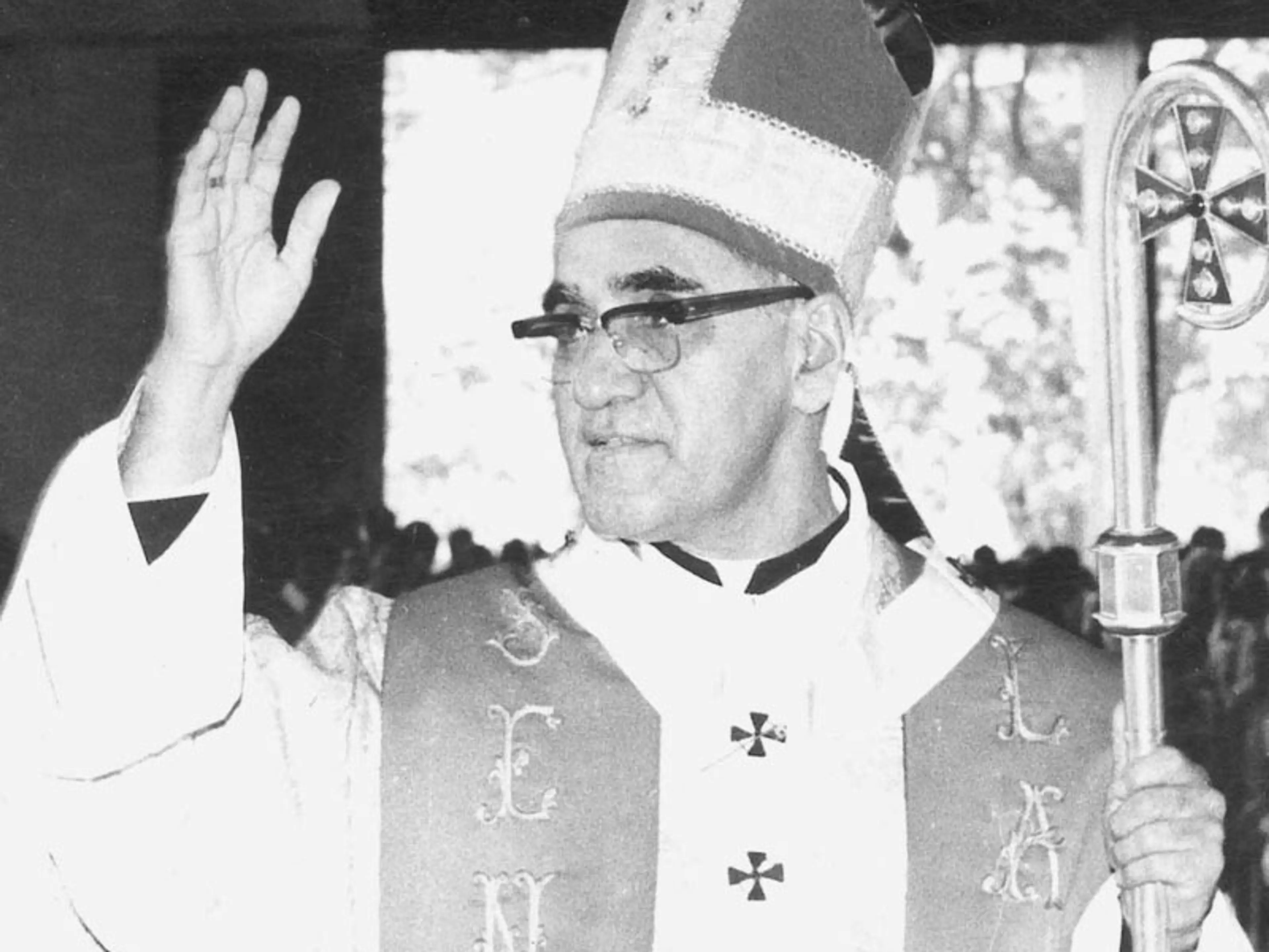 Archbishop Oscar Romero shortly before his death